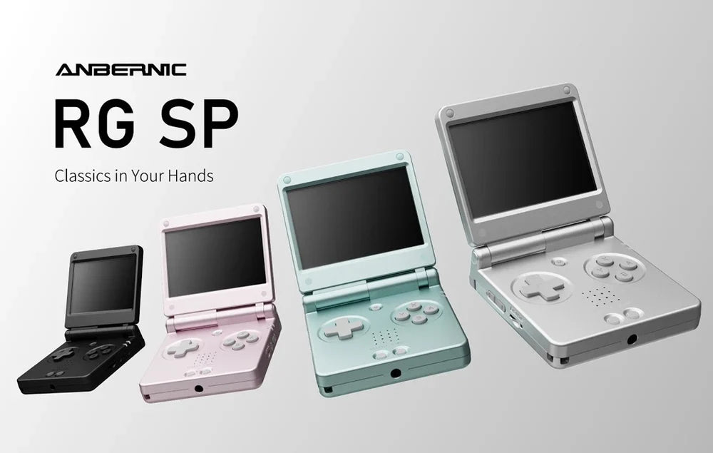 🎮 Premier aperçu : ANBERNIC RG SP ramène les classiques dans un format plus fin !