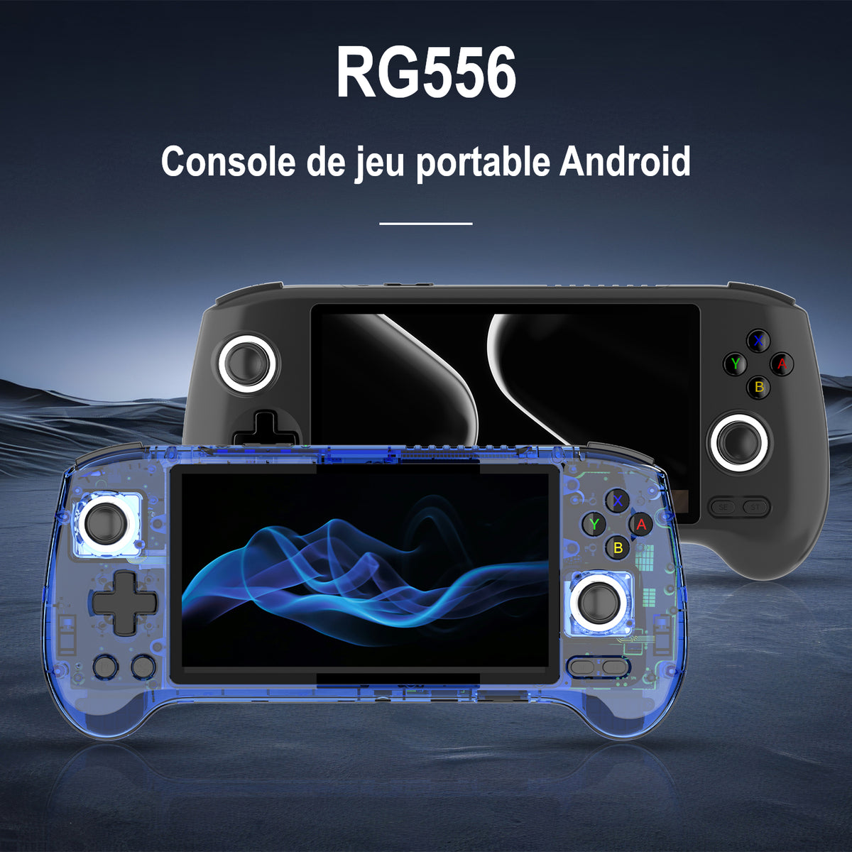 RG556 : présentation de la console de jeu portable Android.